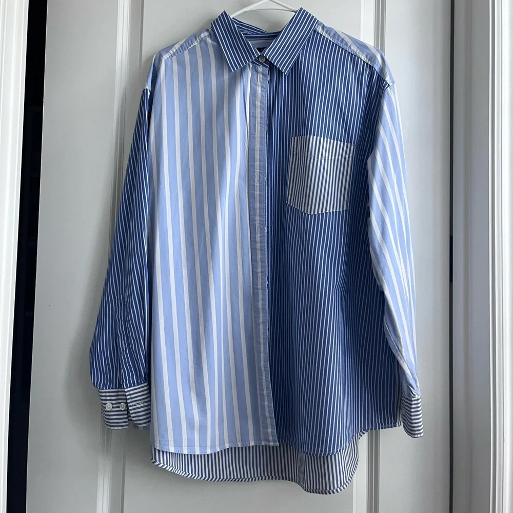 Gap striped shirt - size L - Picture 1 of 5